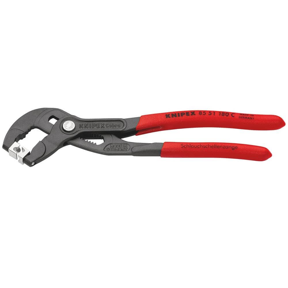 Knipex 85 51 180 C Sb Hose Clamp Pliers 180Mm (Self-Service Card/Blister) Pk 1 25941
