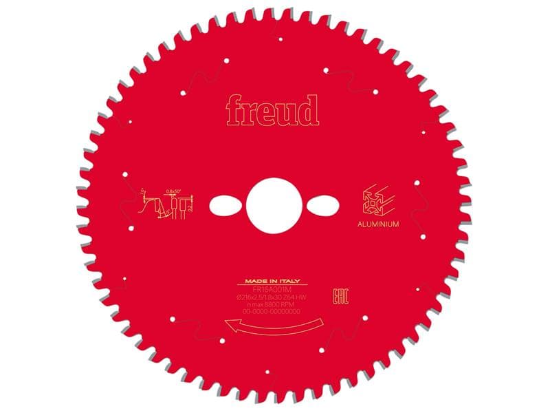 Freud F03FS09821 Metal Mitre Saw Blade 216 X 30 X 2.5/1.8Mm X 64T