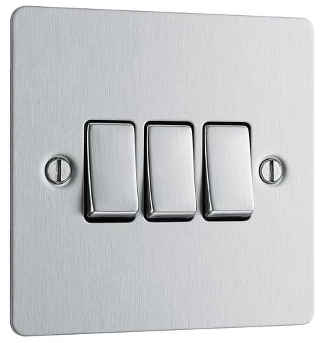 Nexus Metal Polished Chrome Switched 13A Fused Connection Unit NPC50-01