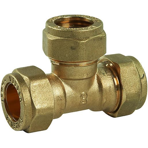 Travis Perkins Compression Equal Tee 15mm