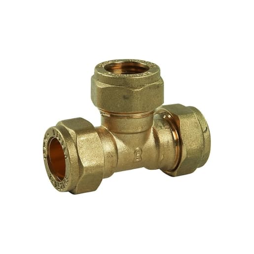 Compression Equal Tee 15mm
