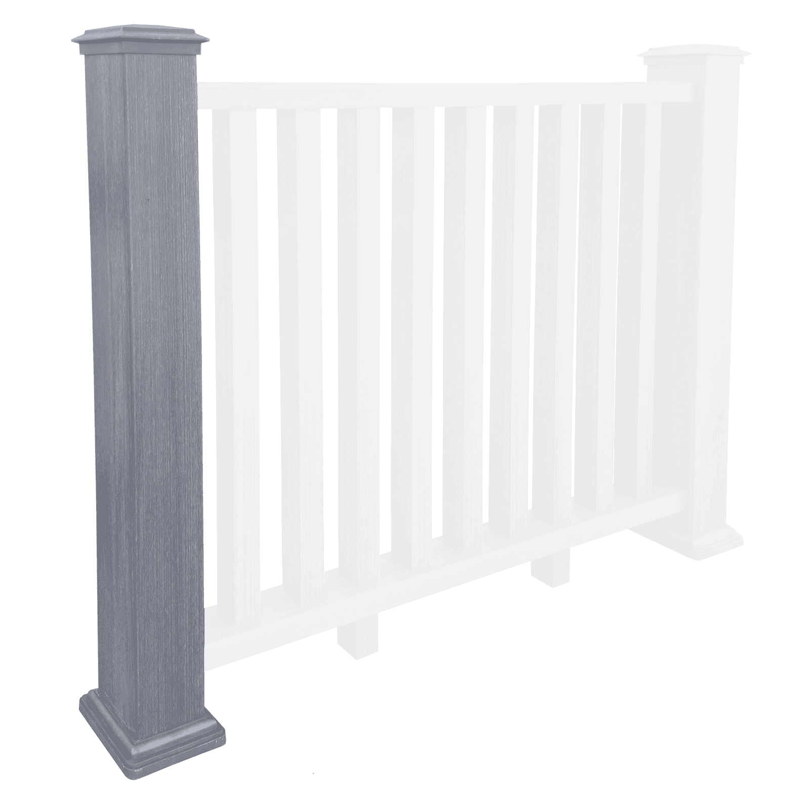 Composite Balustrade Post - Pearl