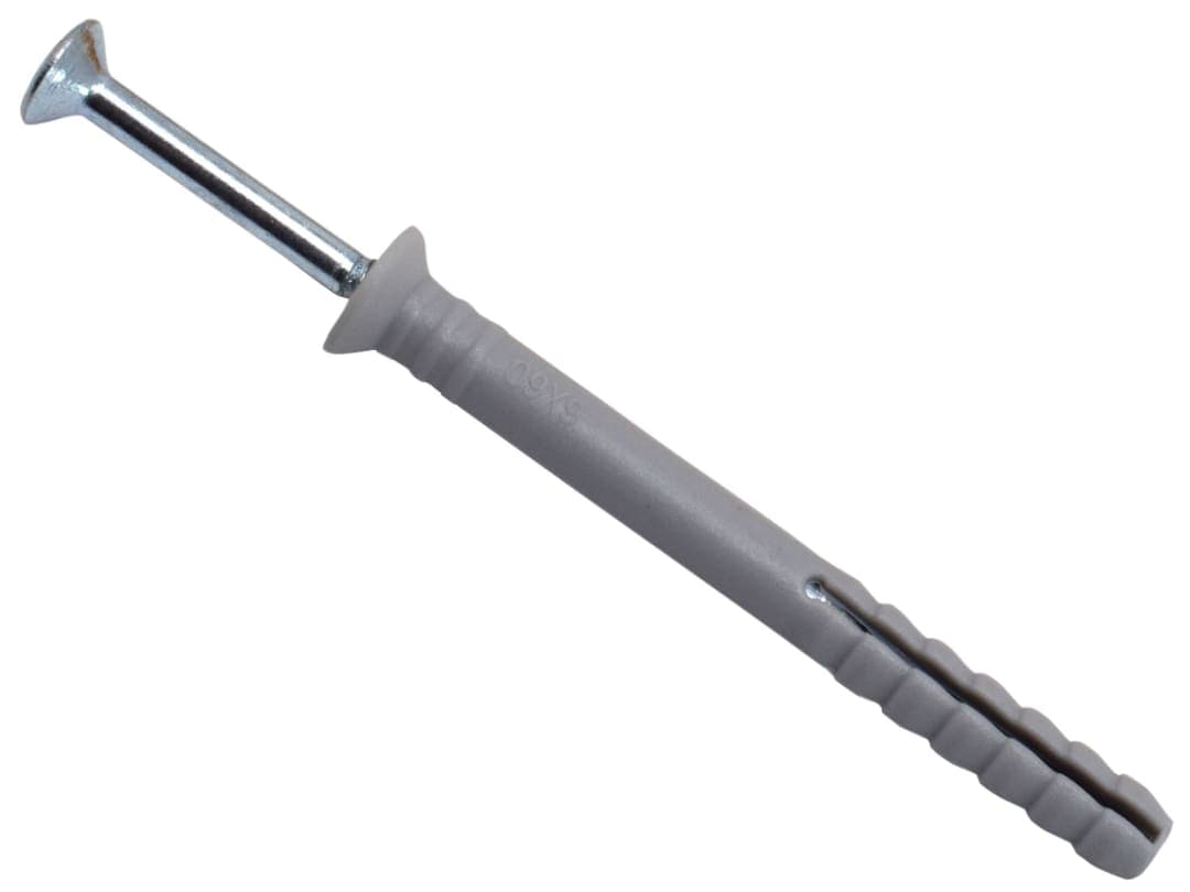 MASONMATE® Nylon Hammer-In Fixing 6 x 60mm (100) 0837M490055