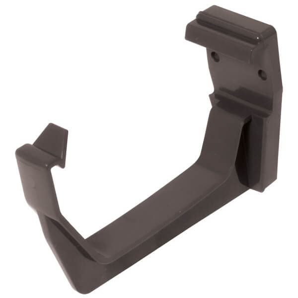 FloPlast Square Gutter Fascia Bracket - 114mm Anthracite Grey