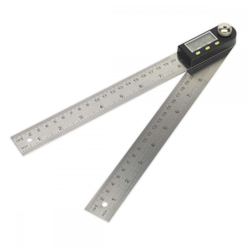 Sealey AK7200 Digital Angle Rule 200Mm(8in)