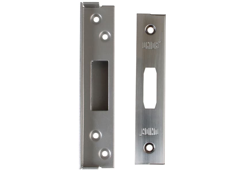 Union J2100REB-0.5-SC Strongbolt 2100 Mortice Deadlock Rebate Kit 13Mm Satin Chrome Box