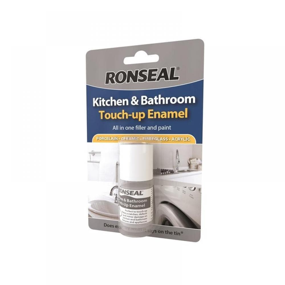 Ronseal 35109 Kitchen & Bathroom Touch-Up Enamel 10Ml