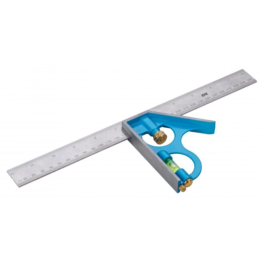 Ox Tools OX-P025630 Ox Pro Combination Square - 300Mm / 12in EA