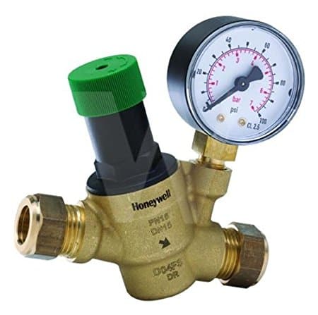 Honeywell 15Mm Pressure Reducing Valve With Gauge D04Fm-1/2Zgc HWPRV15
