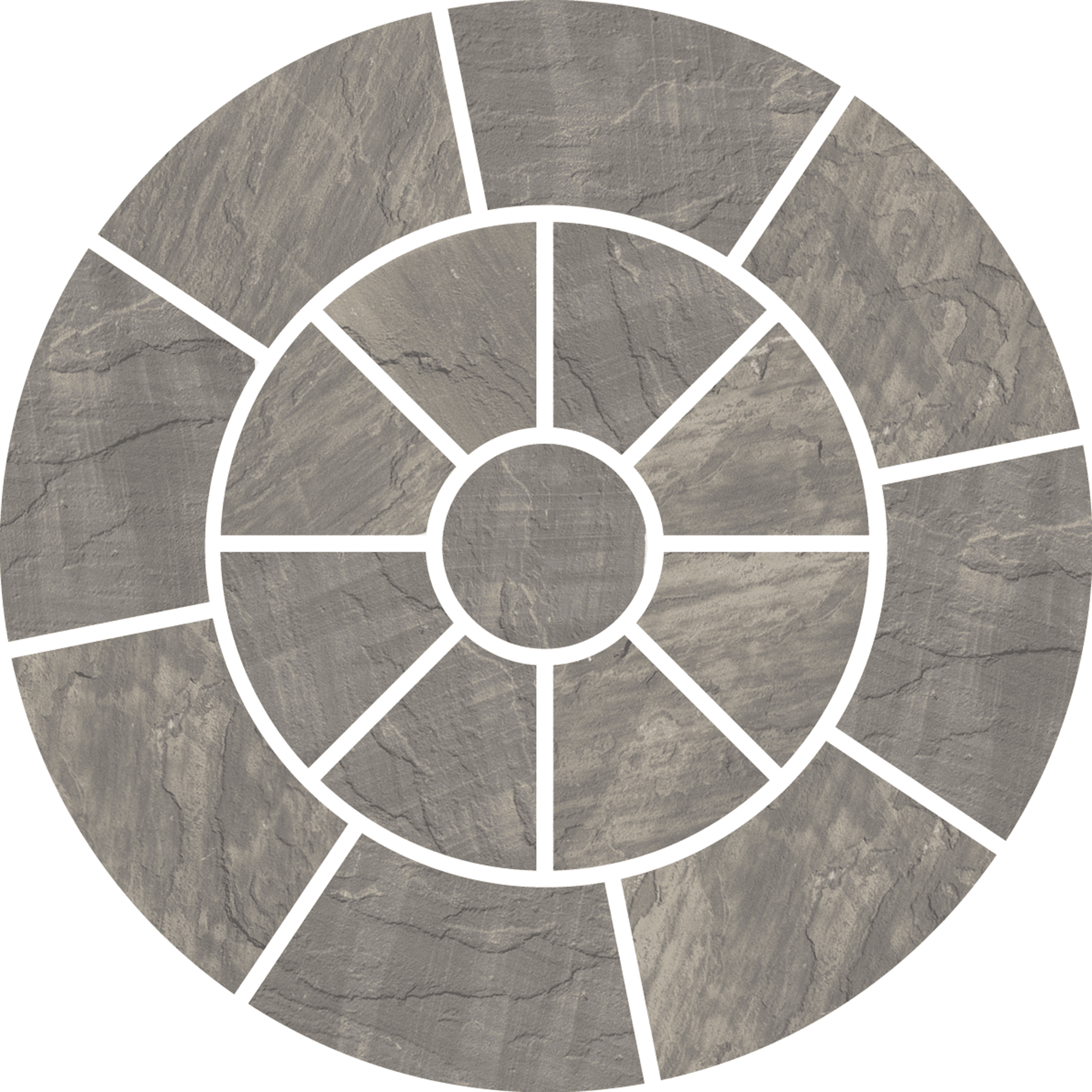 Global Stone Premium Indian Sandstone Natural Stone 1.8m Circle Monsoon