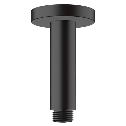 Hansgrohe Vernis Blend Ceiling connector 10cm - Matt Black - 27804670