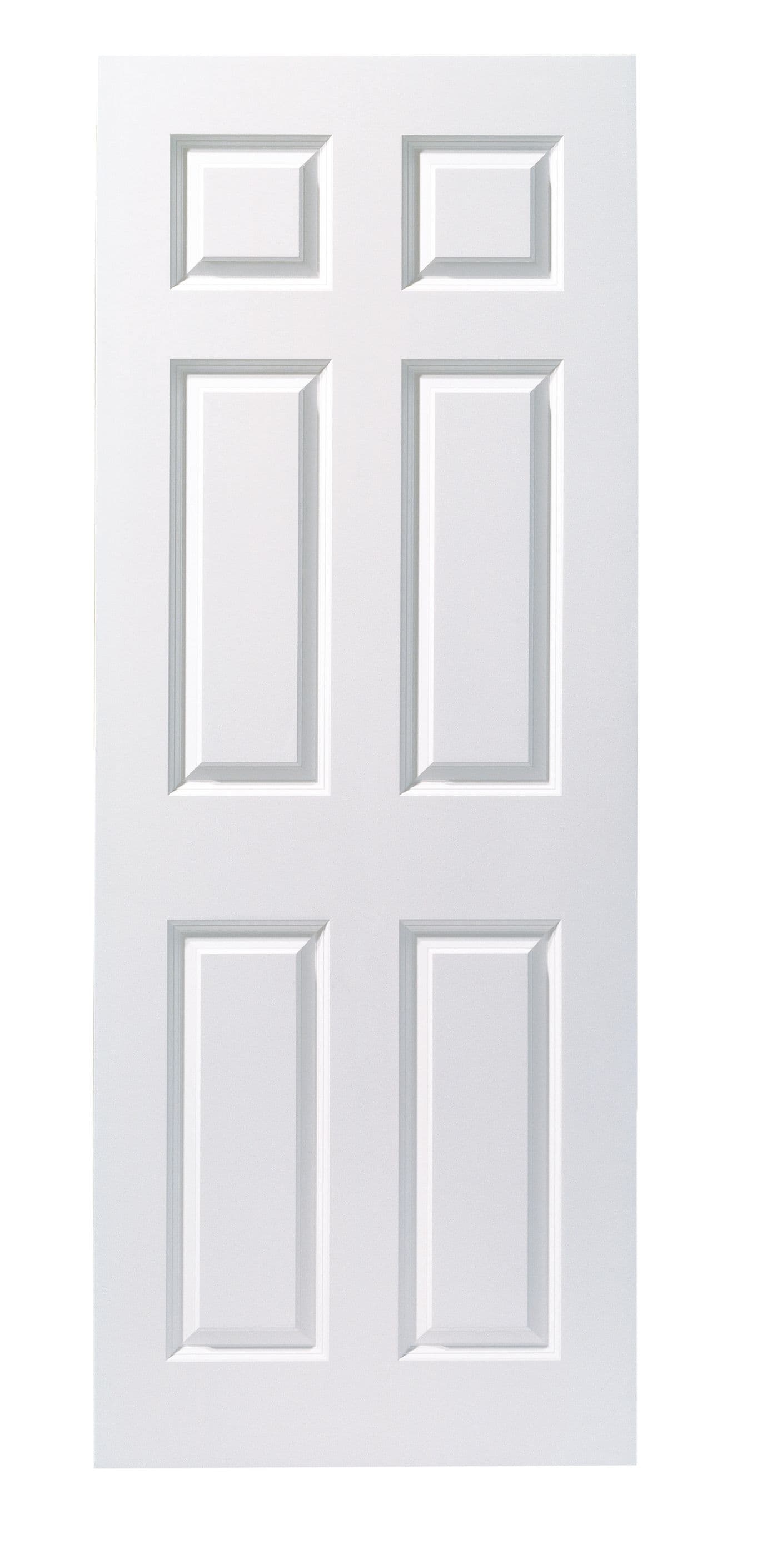 Travis Perkins White Primed 6 Panel Smooth Door 1981 x 686 x 35mm