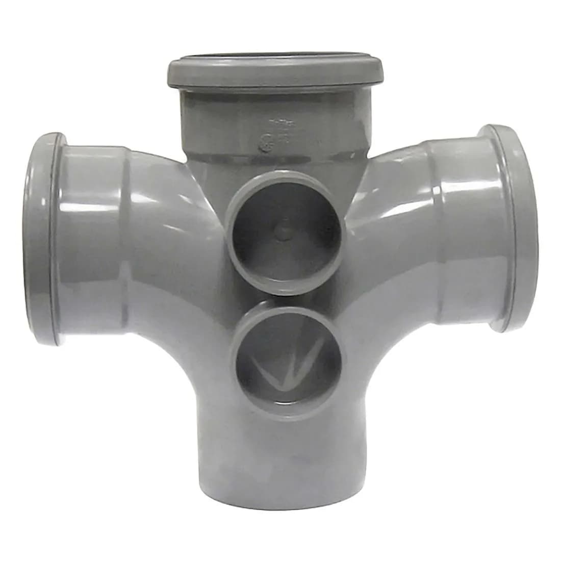 Triple Socket Grey Soil 92.5 Deg. Branch 110Mm Sp230G