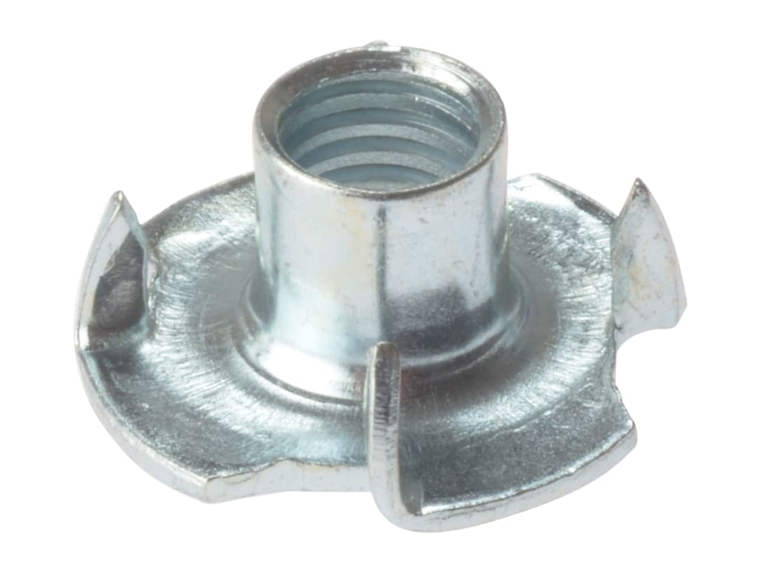 ForgeFix Pronged T Nuts ZP M8 Bag 10 10PTN8