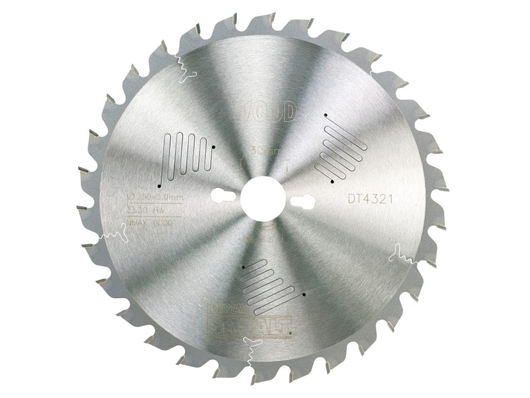 DEWALT Power Tools Series 60 Circular Saw Blade 250 x 30mm x 30T DT4321-QZ