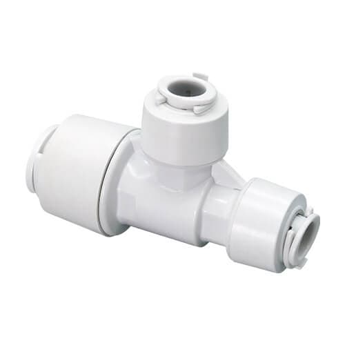 FloPlast Flofit+ Push Fit Reducing Tee - 15mm x 10mm x 10mm