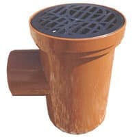 Drainage Bottle Gully Circular Grid - 110mm