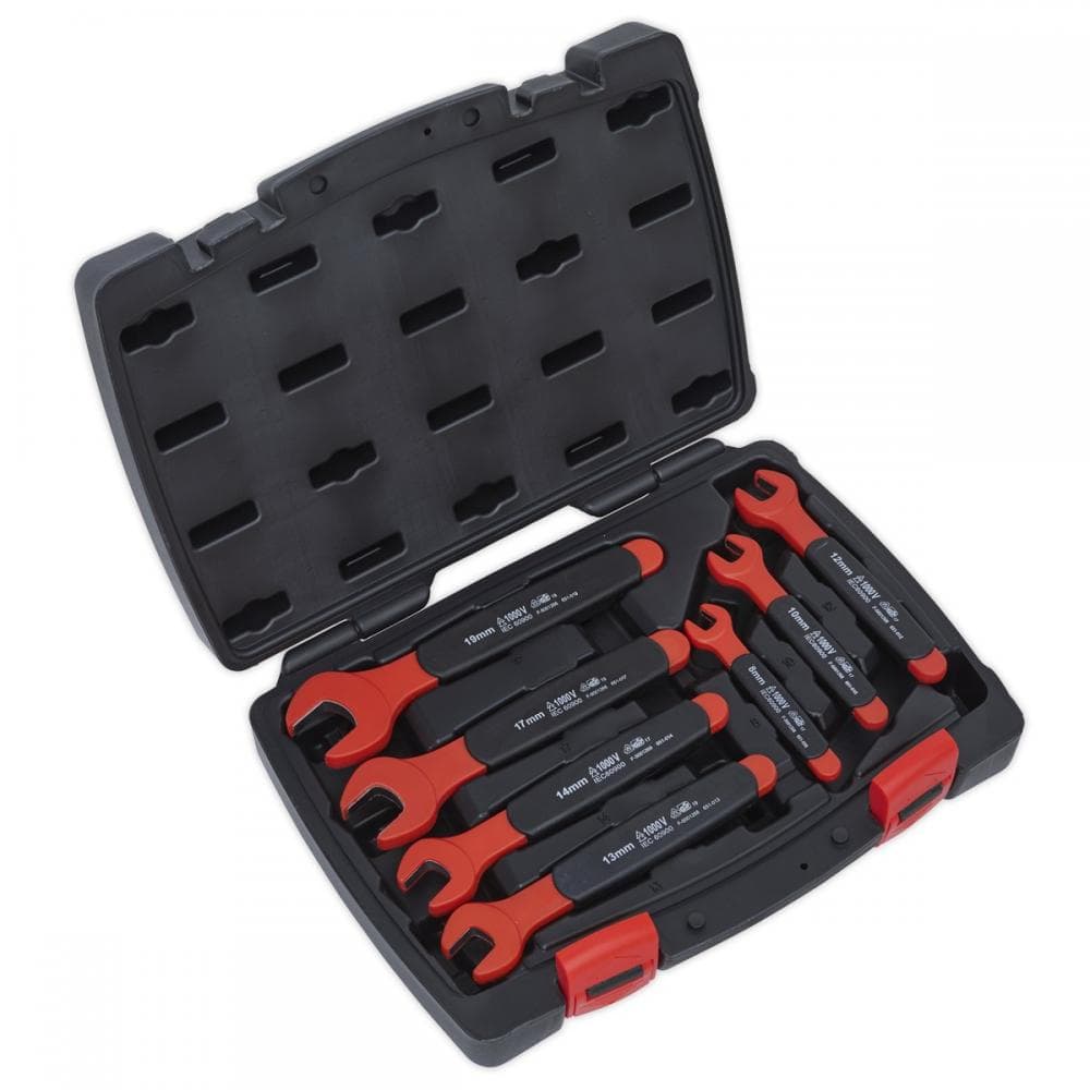 Sealey AK63171 Insulated Open-End Spanner Set 7Pc Vde Approved