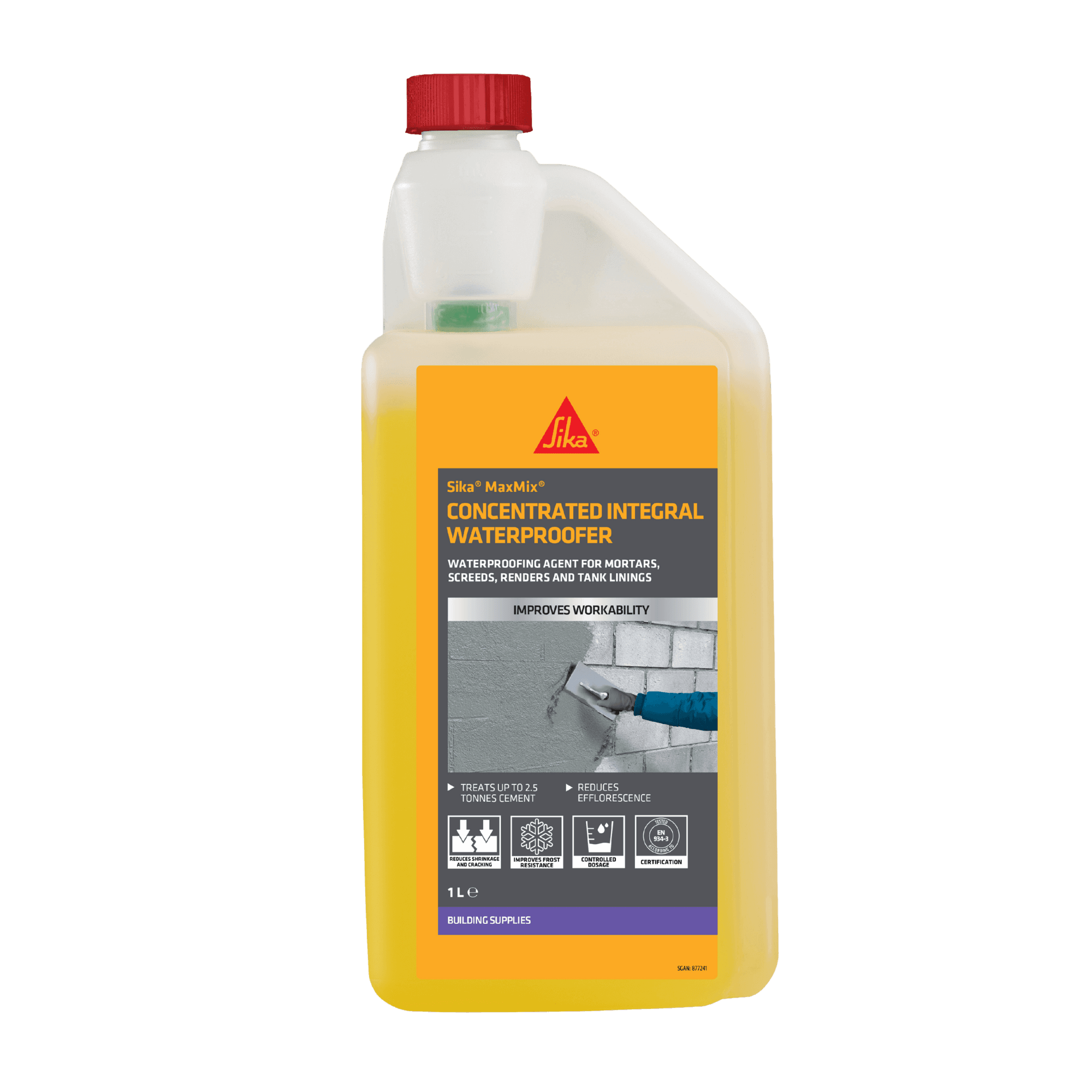 MaxMix Sika MaxMix Concentrated Integral Waterproofer 1 L