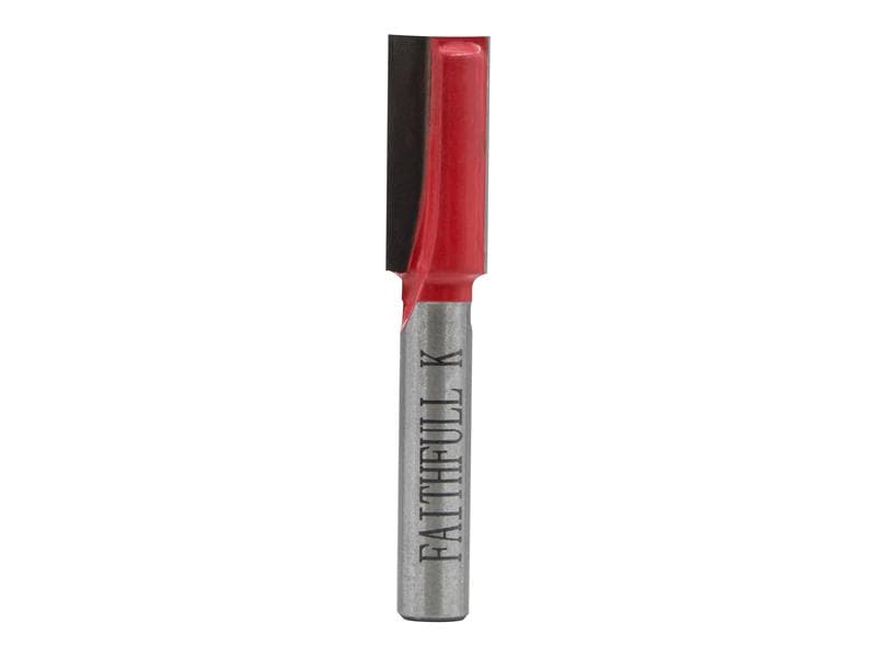 Faithfull Router Bit Tct Two Flute 9.0 X 19Mm 1/4In Shank