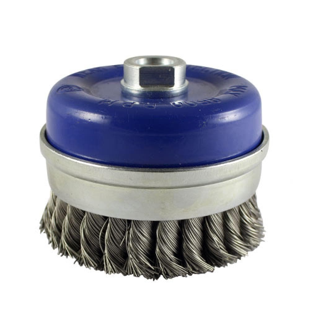 Timco 100TCTSS Angle Grinder Cup Brush - Twisted Knot Stainless Steel 100Mm Blister Pack 1