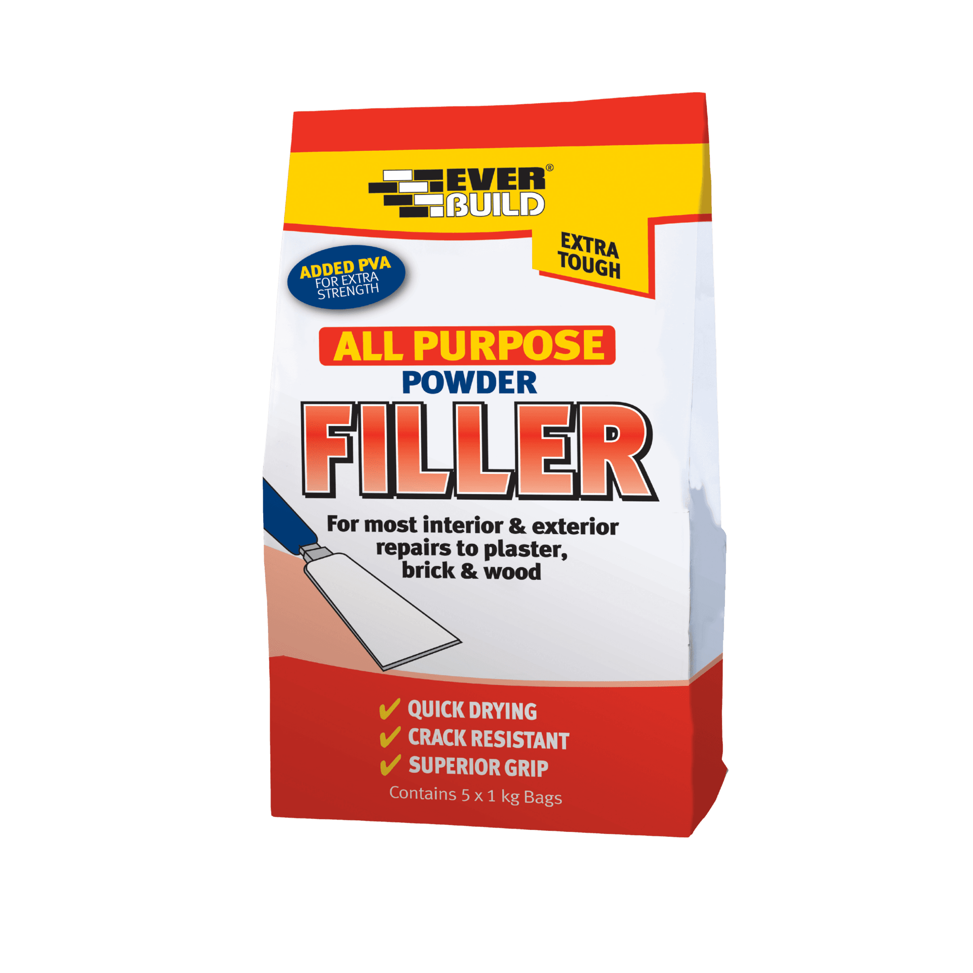 Everbuild All Purpose Powder Filler white 1 KG