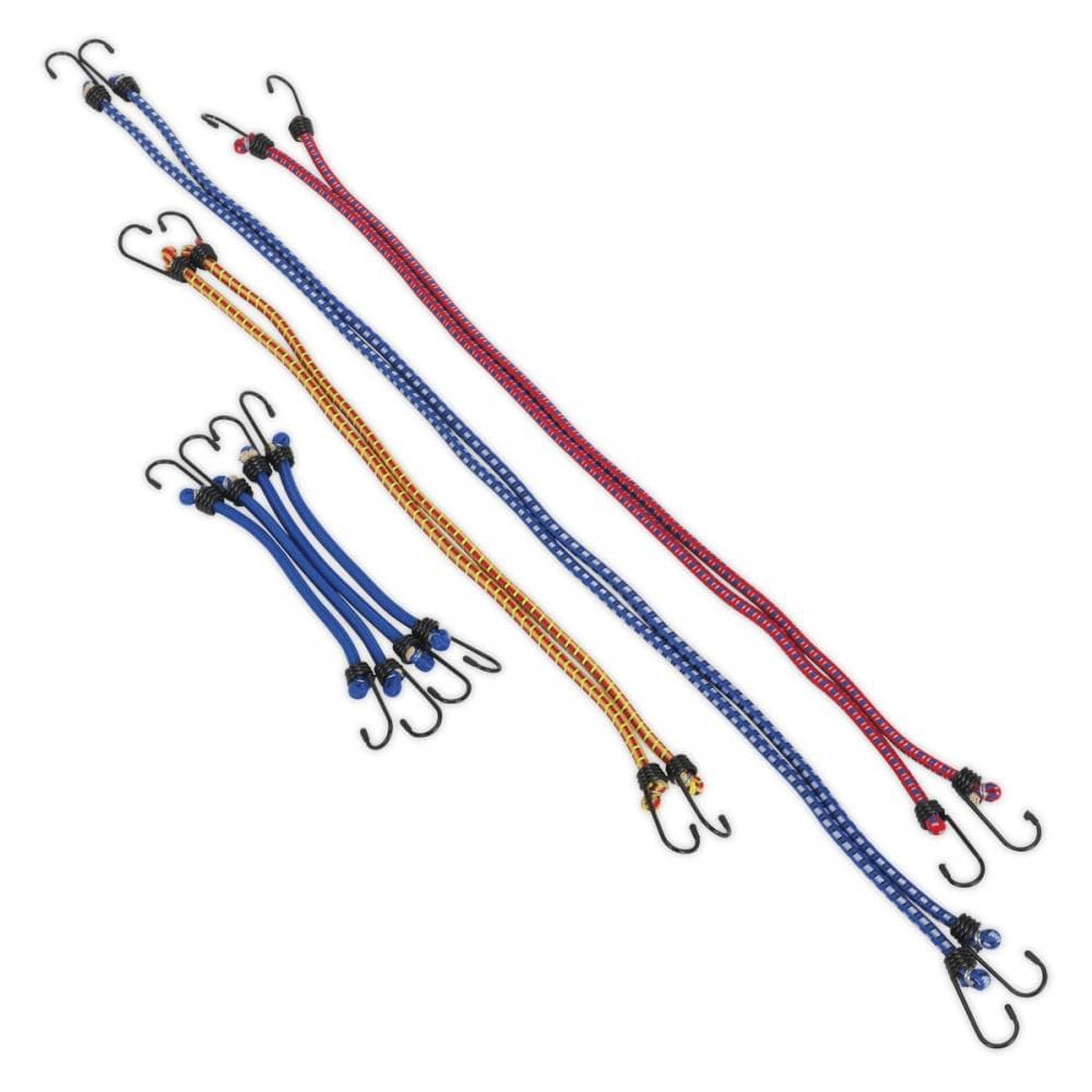 Sealey BCS10 Elastic Cord Set 10Pc