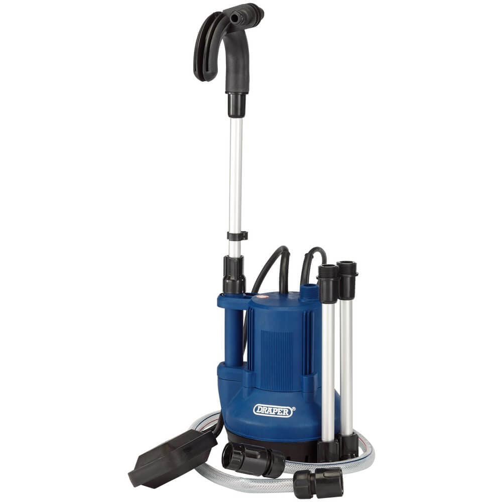 Draper 36327 Submersible Clean Water Butt Pump With Float Switch 40L/Min 350W each