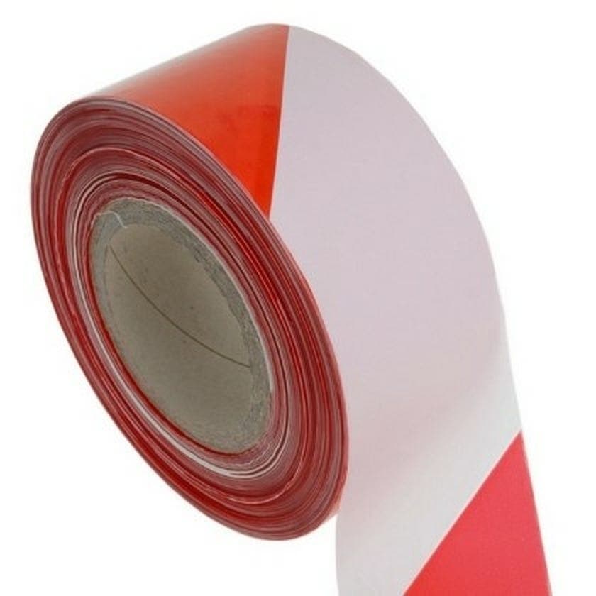 Red / White Barrier Tape 500m x 75mm