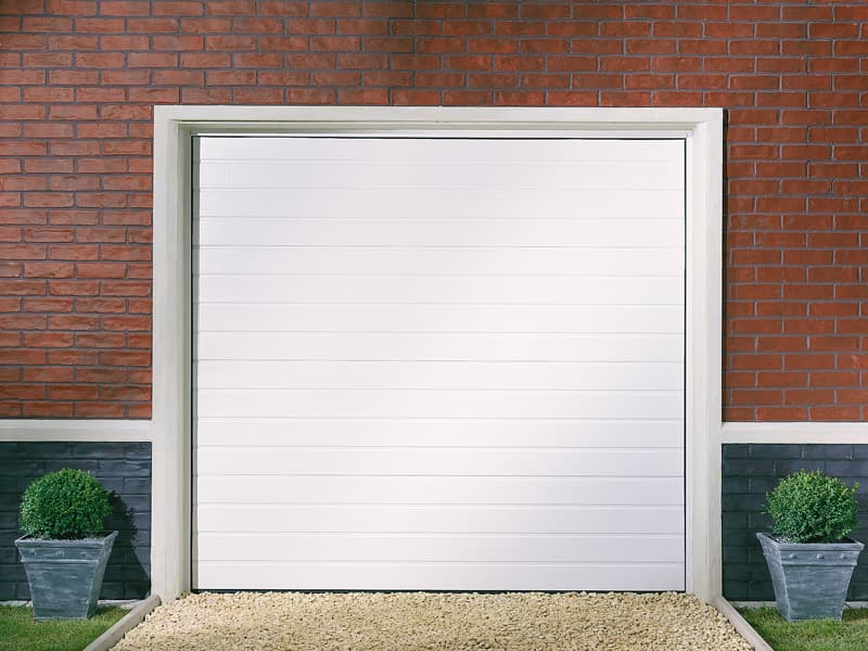 Garador Linear Premium White Sand Garage Door 1981mm x 2134mm