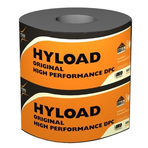 IKO Black Polymer Hyload Original Damp Proof Course, Size: 225mm x 20m