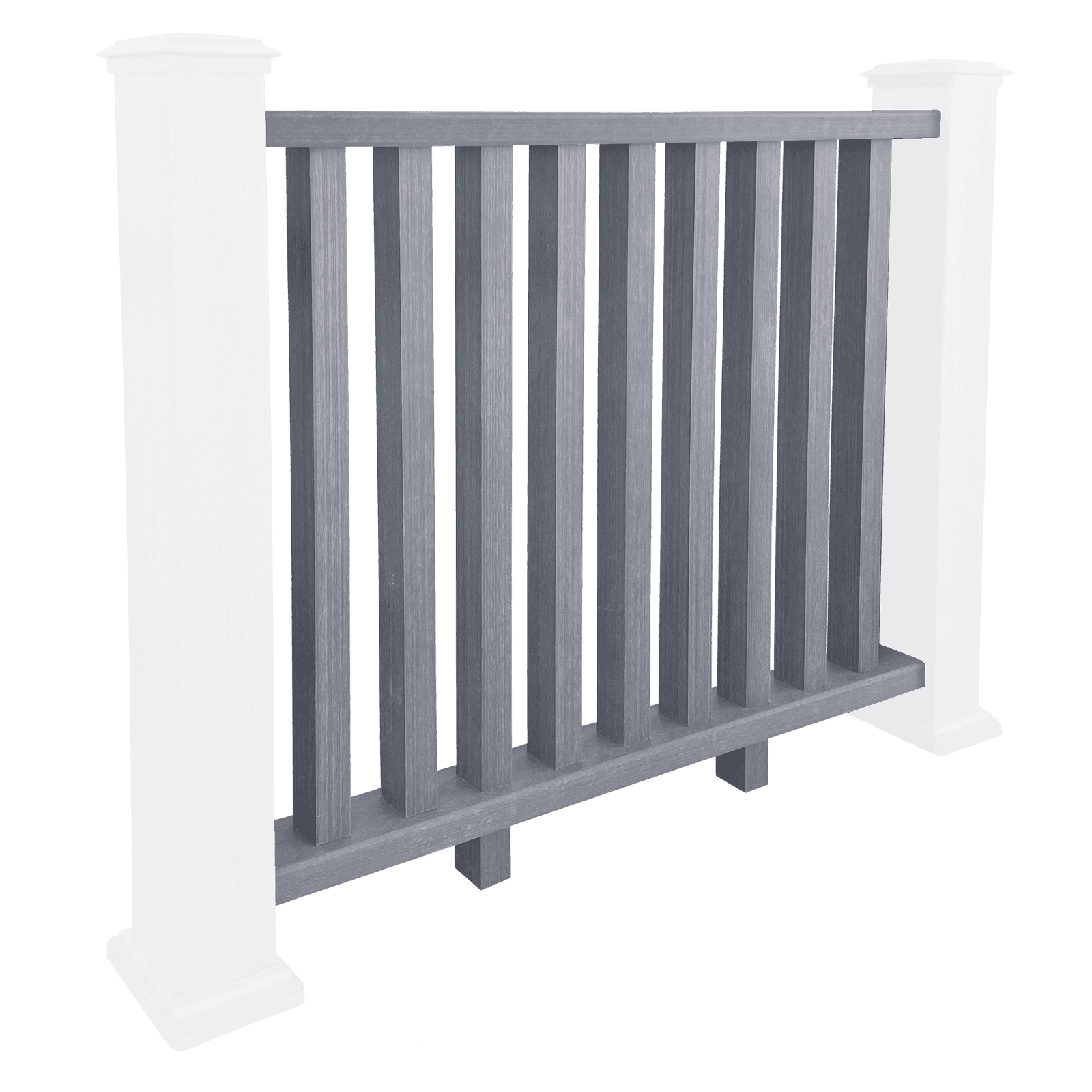 Composite Balustrade Railing - Pearl 1.2m