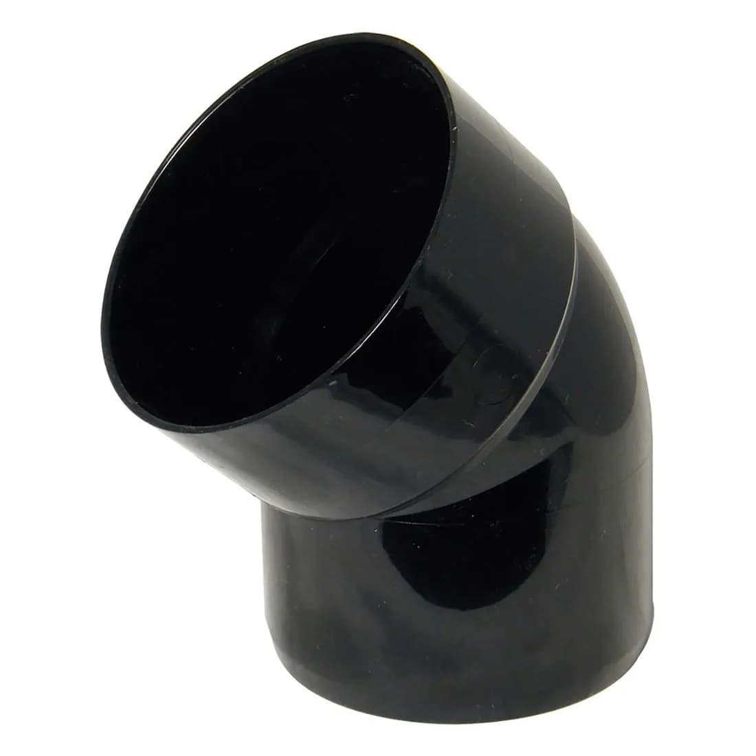 Double Solvent 135 Degree Bend 110Mm Black Soil Sp435B