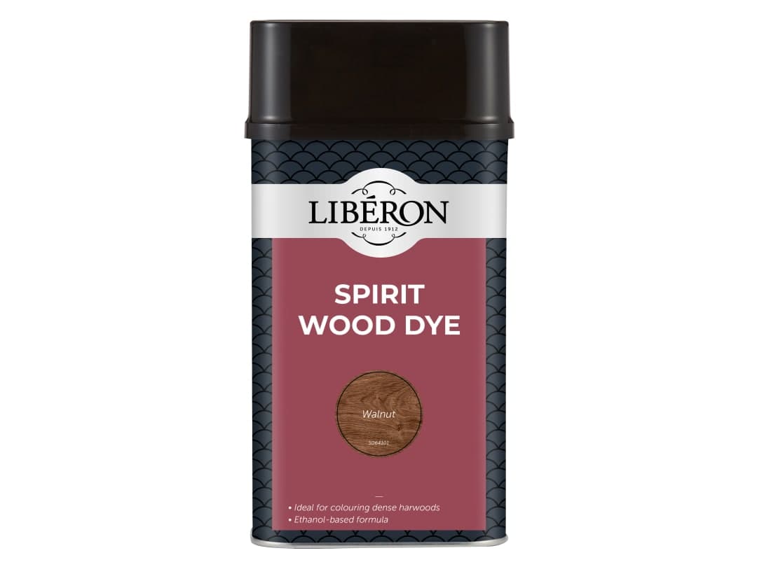 Liberon Spirit Wood Dye Walnut 1 litre 126793