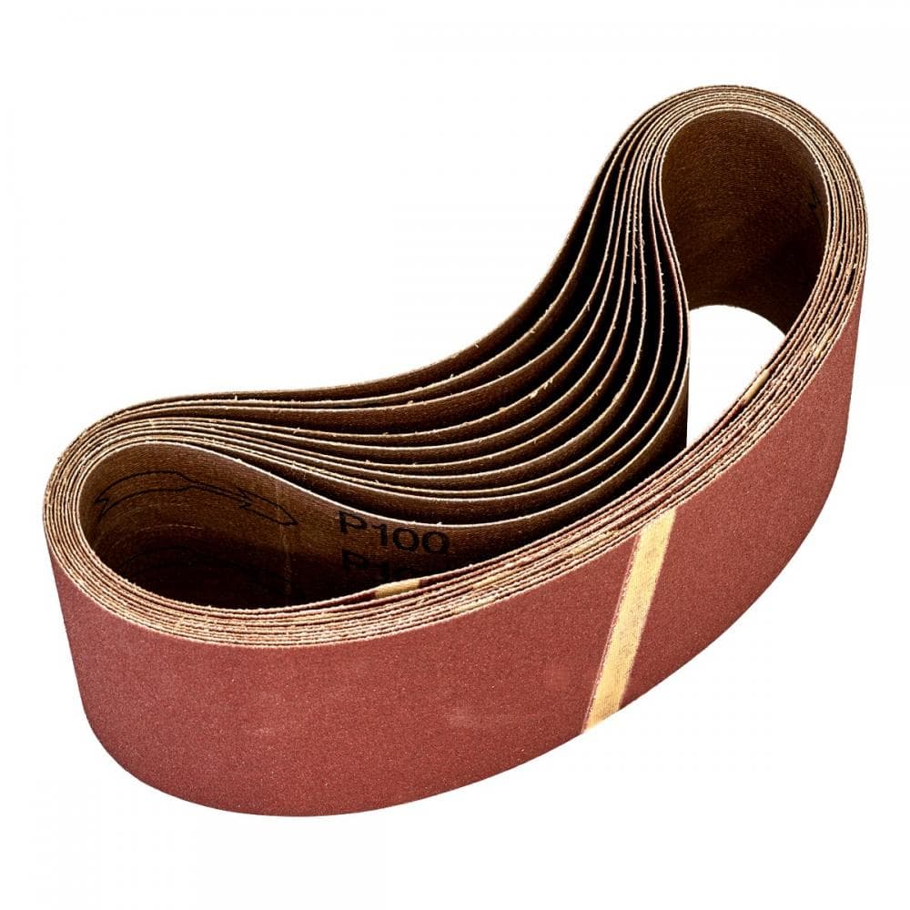 Sealey WSB53100 Sanding Belt 75 X 533Mm 100Grit - Pack Of 10