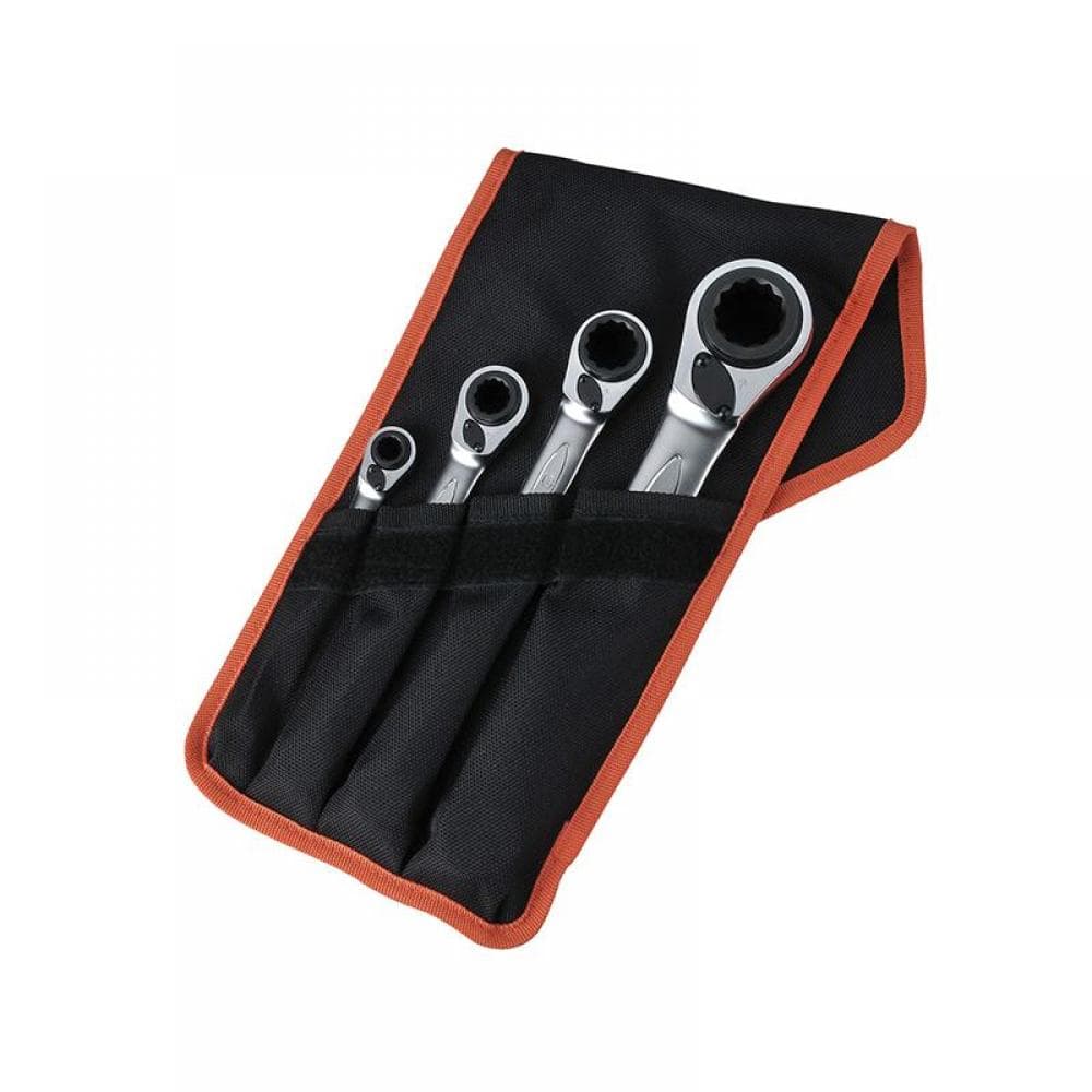 Bahco S4RM/4T S4Rm Series Reversible Ratchet Spanner Set 4 Piece