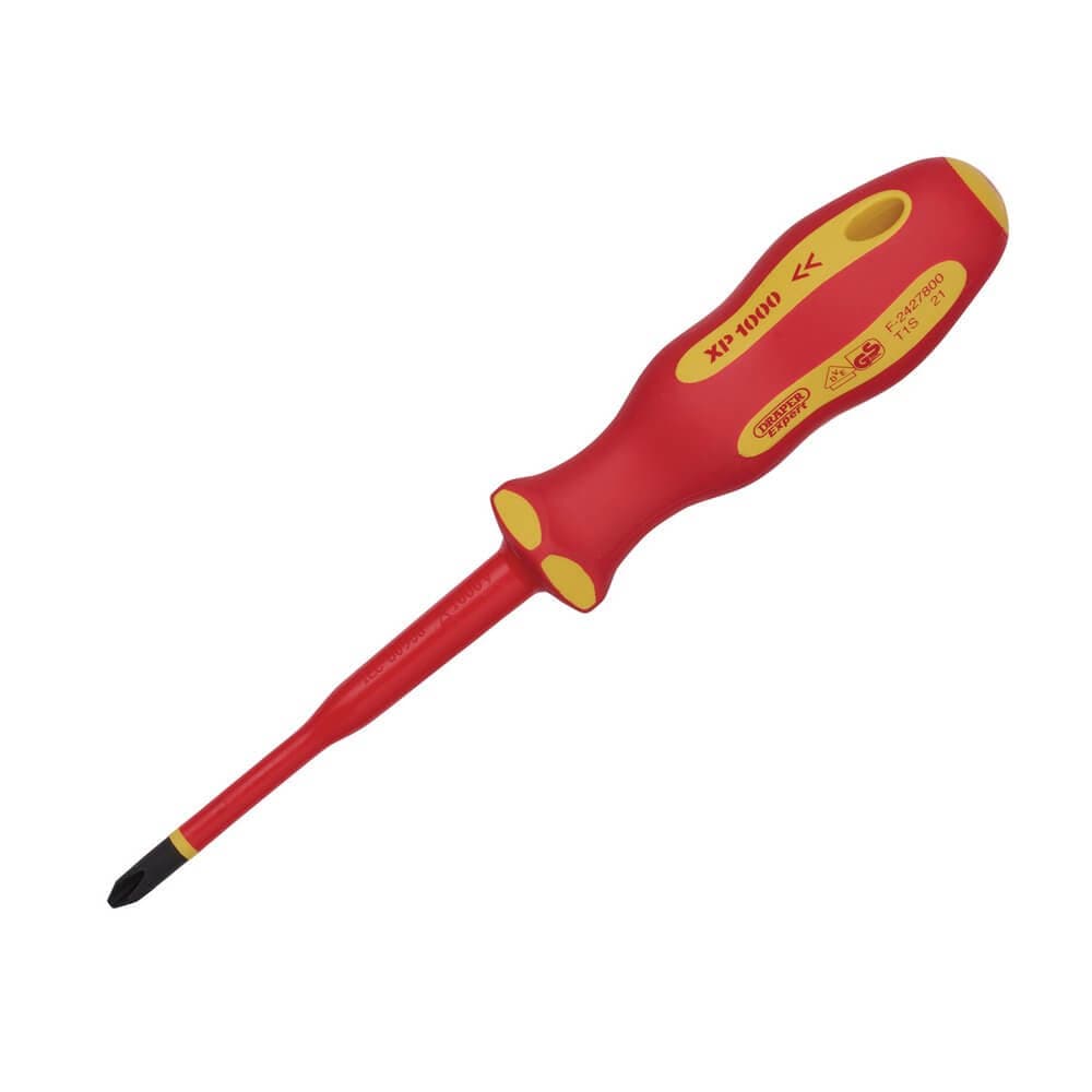 Xp1000 02164 Vde Slimline Cross Slot Screwdriver No.2 X 100Mm each 1