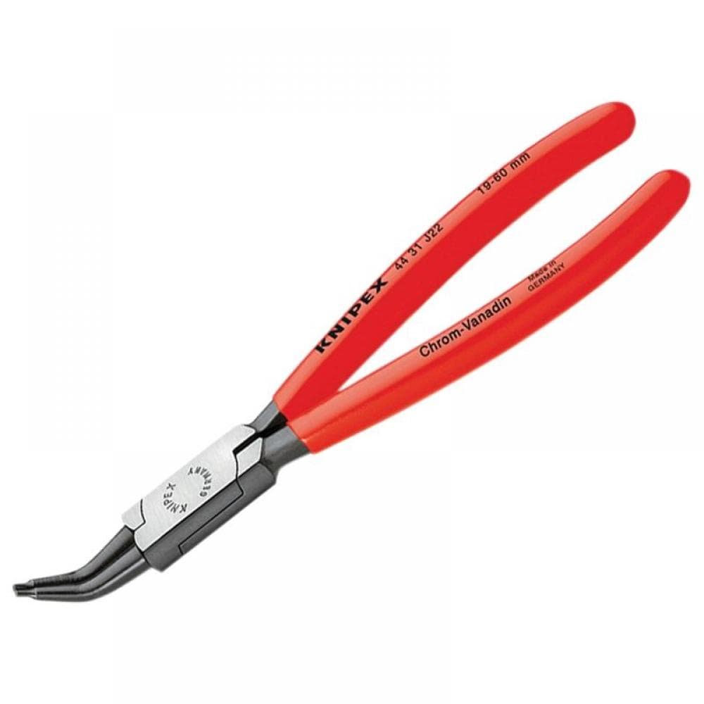 Knipex 44 31 J42 Circlip Pliers Internal 45° Bent Tip 85-140Mm J42