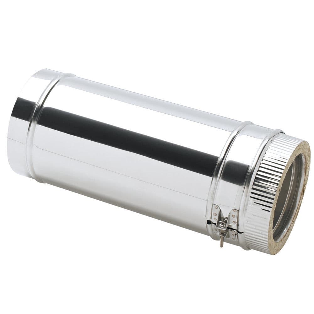 Clarke 6911252 6 500Mm Stainless Steel Twin Wall Flue For Boxwood Ii Stoves