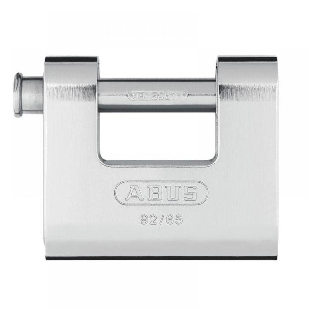 Abus Mechanical 30610 92/65Mm Monoblock Brass Body Shutter Padlock Keyed Alike Ka8511
