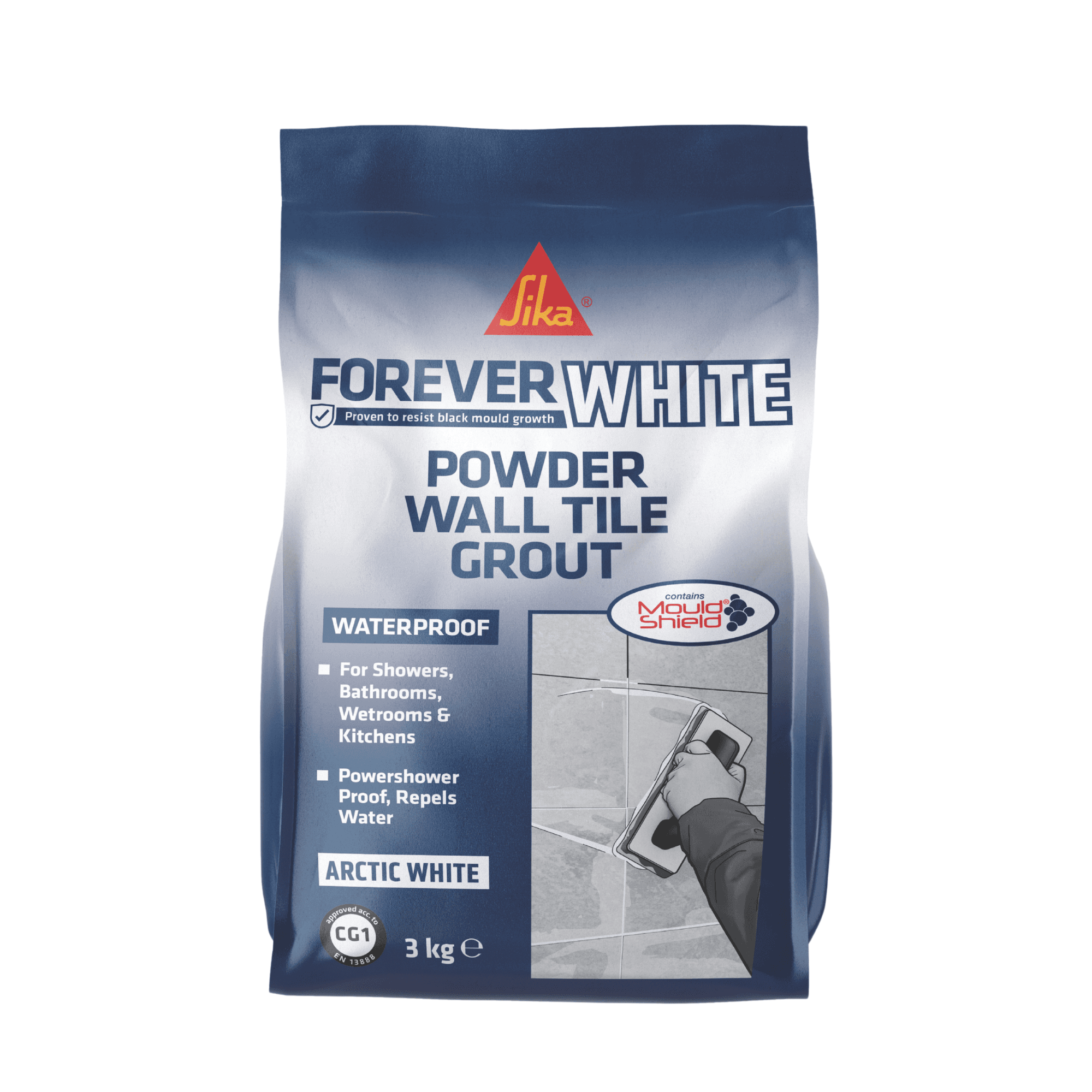 Sika Forever White Powder Wall Tile Grout 1 KG