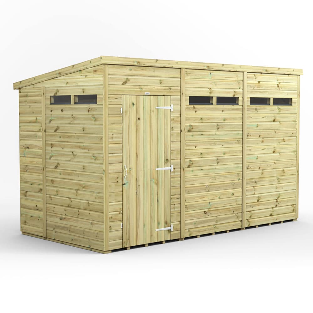Powersheds 12x6 Premium Powersheds Security Pent