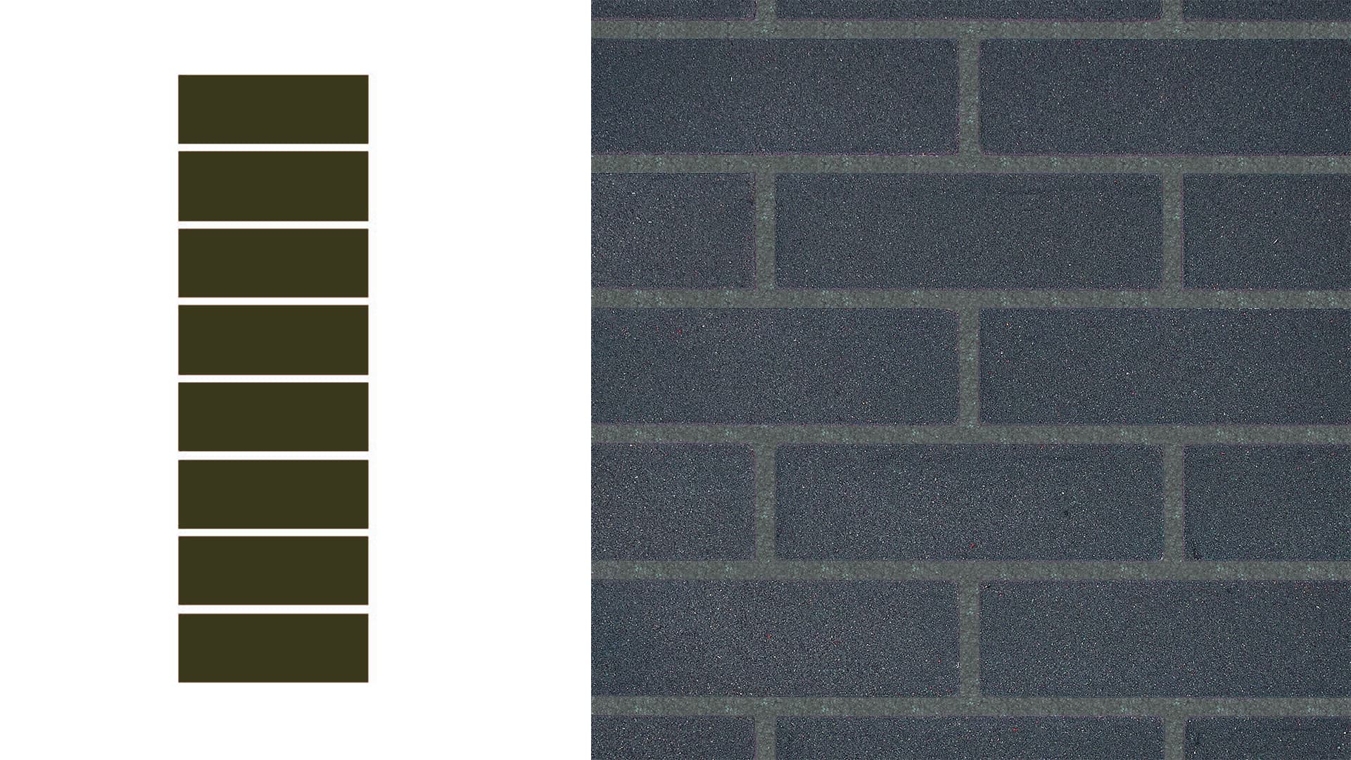 Weber Grey Wall Brick Soldier Sanded Slate - 8 Per Pack