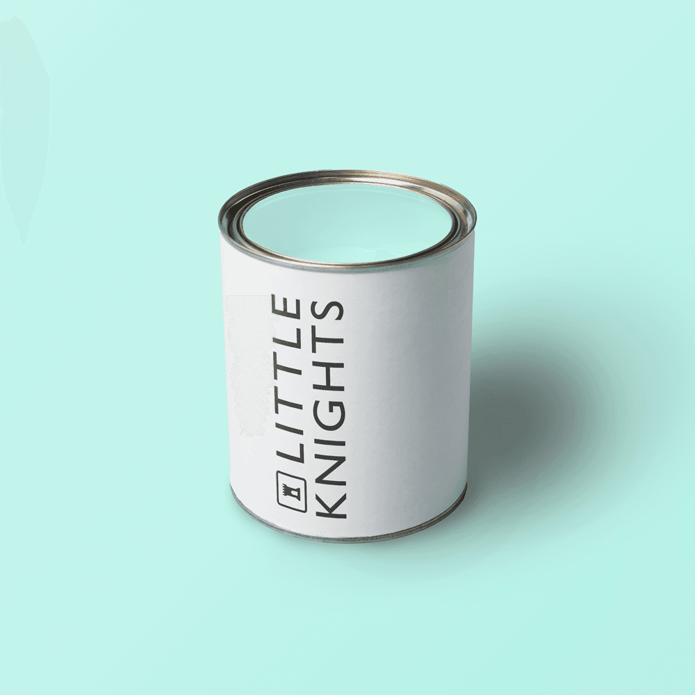 Little Knights -Glass Bottles Bluey Green or Greeny Blue - Matte/Eggshell/Silk/Satin/Gloss Interior Paint