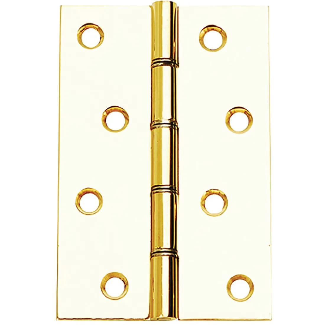 Dsw Butt Hinges Polished Brass 100Mm Pk2