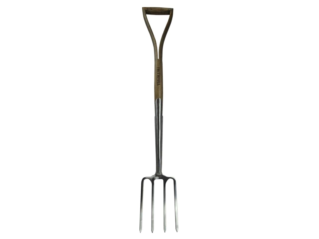 Faithfull Prestige Stainless Steel Digging Fork Ash Handle FAIPRESDFSS