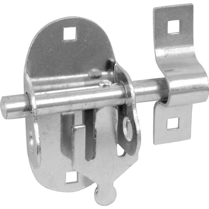 Oval Gate Padlock Bolt - Zinc Plated - Hardware Solutions