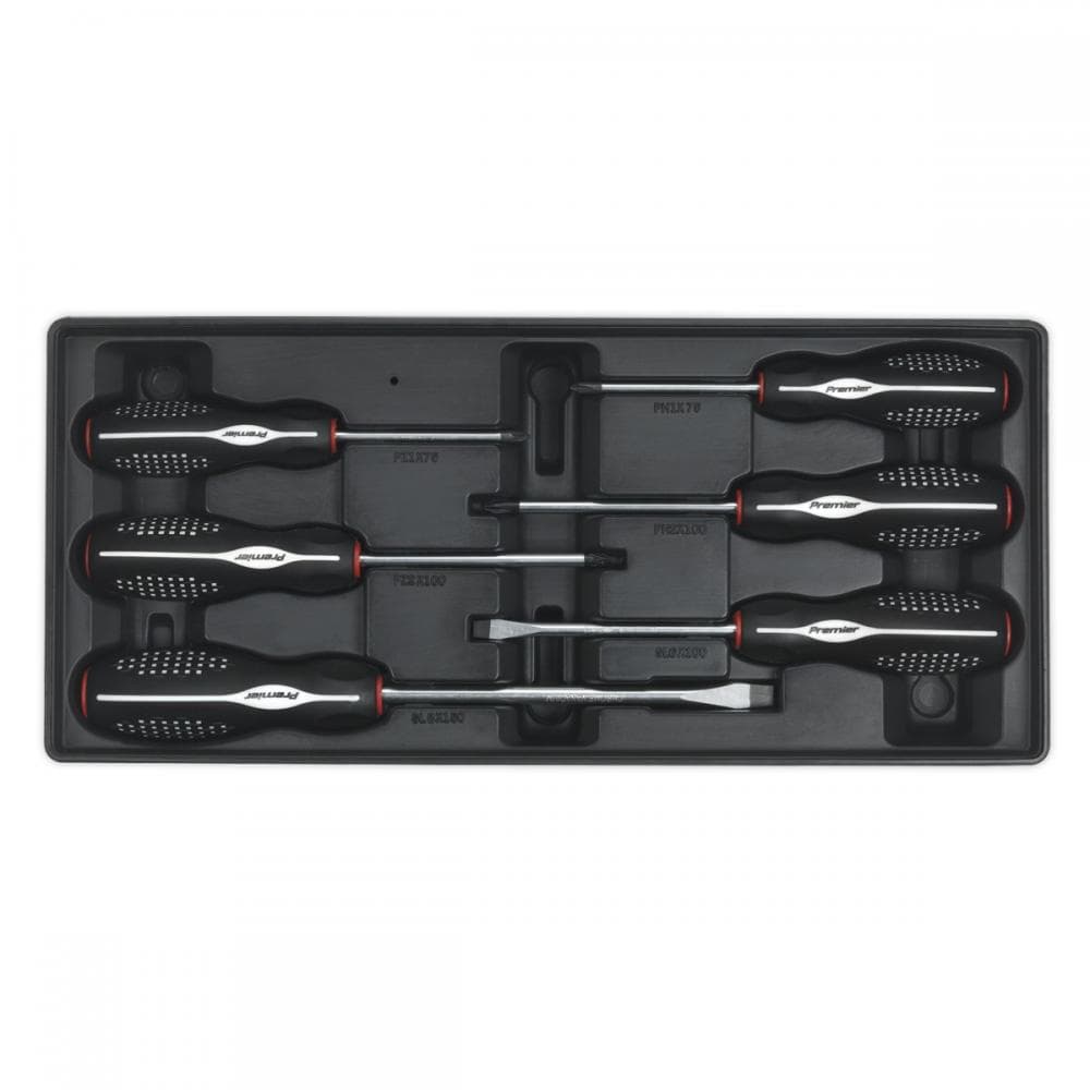 Sealey TBT14 Tool Tray With Screwdriver Set 6Pc
