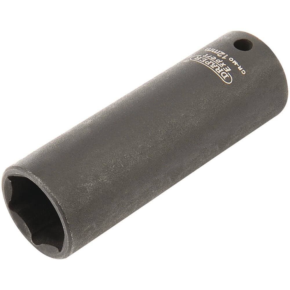 Draper Expert 05190 Expert Hi-Torq® 6 Point Deep Impact Socket 1/4in Sq. Dr. 12Mm each