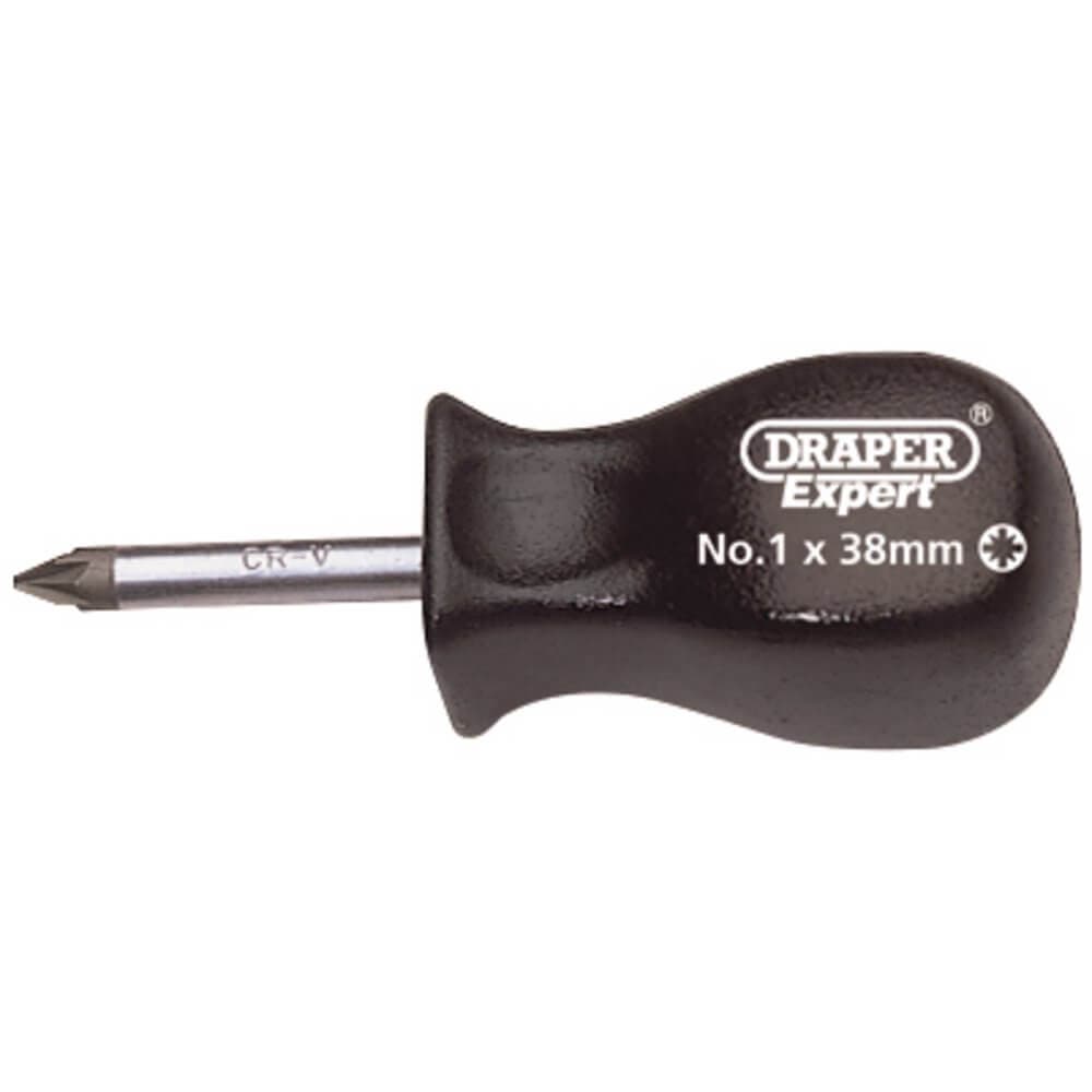 Draper Expert 19542 Pz Type Mechanicfts Screwdriver No.1 X 38Mm each